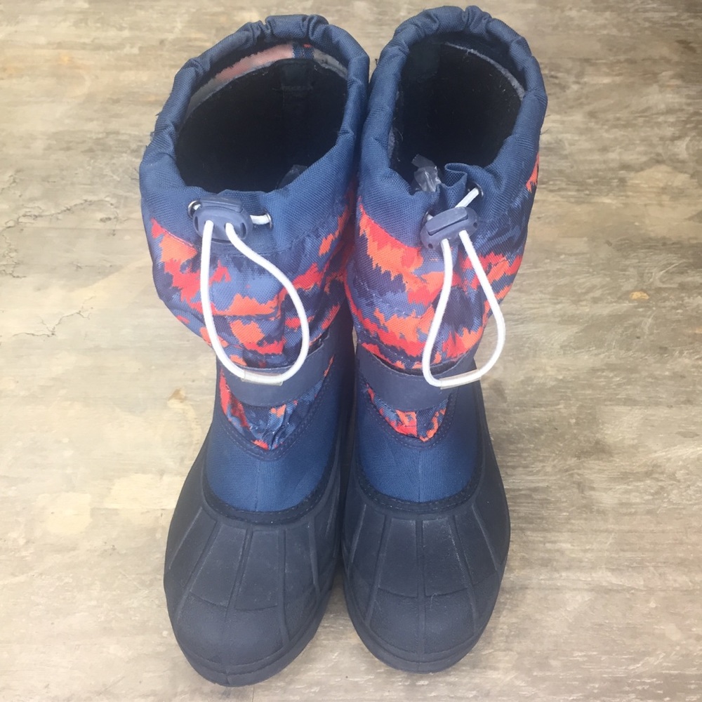 Columbia Size 6 Navy Blue & Orange Boots